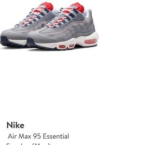 Nike Airmax 95 cement & red, gently used